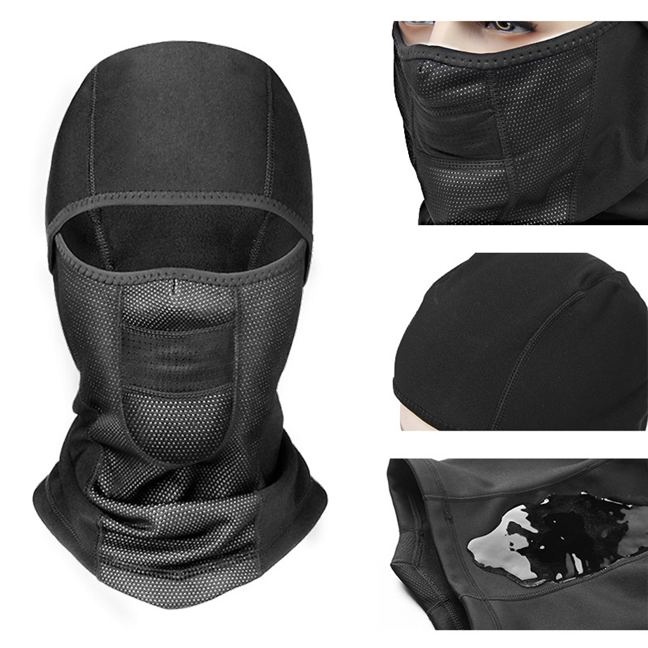GPCROSS-máscara facial cálida para motocicleta, pasamontañas para casco de moto, esquí al aire libre, moto de nieve, ciclismo, cuello de lana enmascarado, Invierno