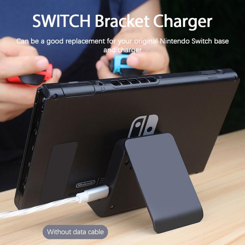 Portable USB to TV Video Converter Type-C Game Console Charger Dock Station Adapter Fast Charging Stand for Switch NS