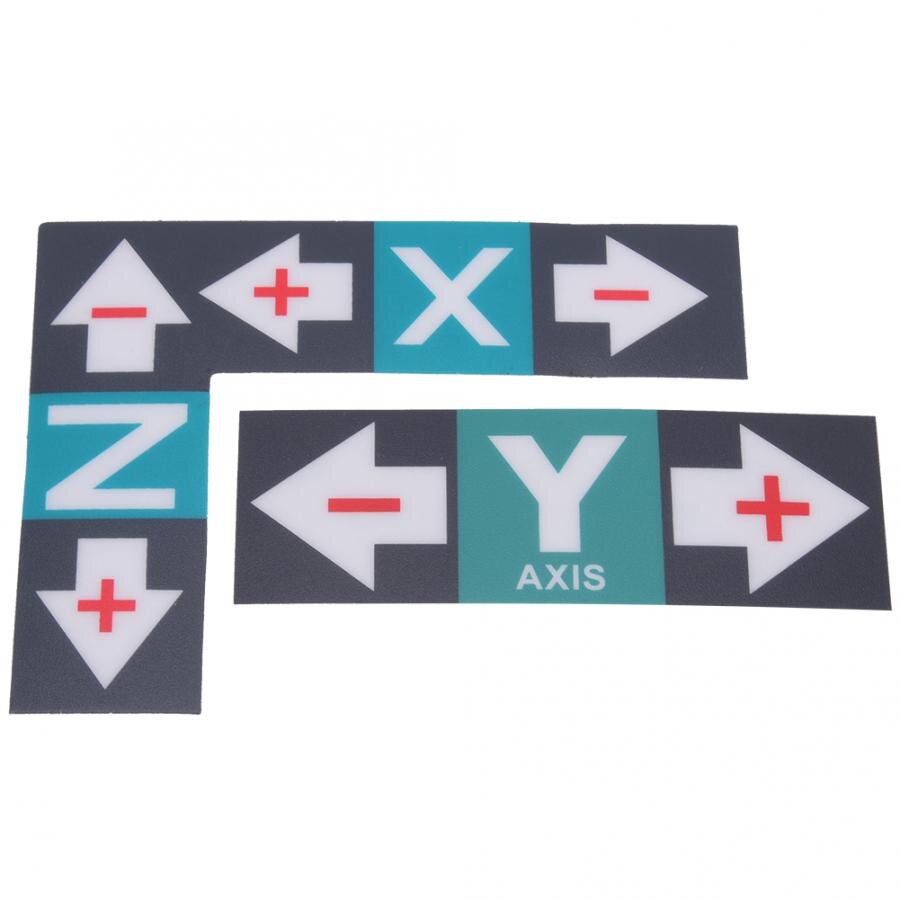 Engraving Machine Label Sticker Plastic XYZ Marker Operation Instruction for Engraving Machine