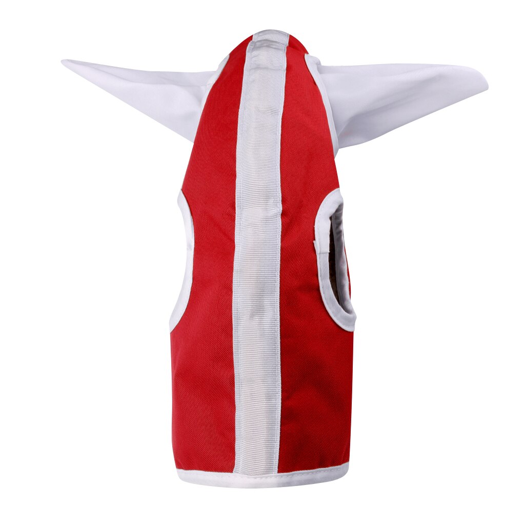 Red Adjustable Comfortable Horse Face Hood With Ears Full Protection