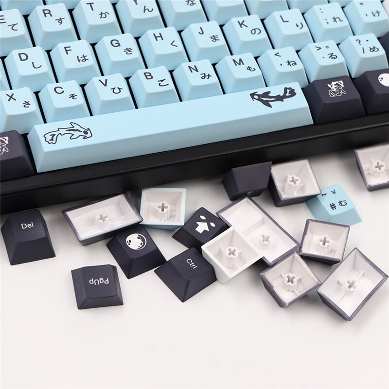 GMK Mizu Keycaps DE/ES/FR/US/JP/RU/KR Layout Cherry Profile PBT Keycap For DZ60/GK61/68/71/84/87/96/980/108 Keyboard
