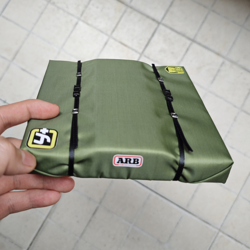 Gesimuleerde Daktent Tas Waterbestendig Tent Versieren voor 1/10 RC Crawler Auto AXIALE SCX10 Traxxas TRX4 Defender Bronco RC4WD Onderdelen: Light Grey