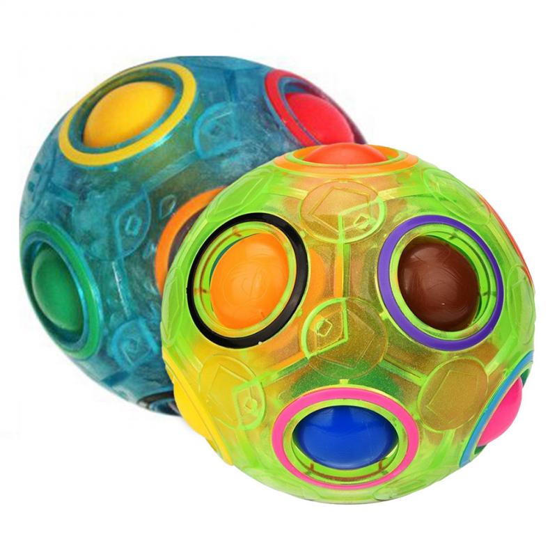 Kreative Magie Regenbogen Ball Pädagogisches Färbung Lernen Spielzeug Für Kinder Erwachsene Schreibtisch Büro Anti Stress Jungen Mädchen Magie Cube