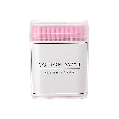 Cotons-tiges à Double tête en bambou, 300 pièces/boîte, cotons-tiges jetables pour la beauté, le maquillage, le nettoyage du nez et des oreilles