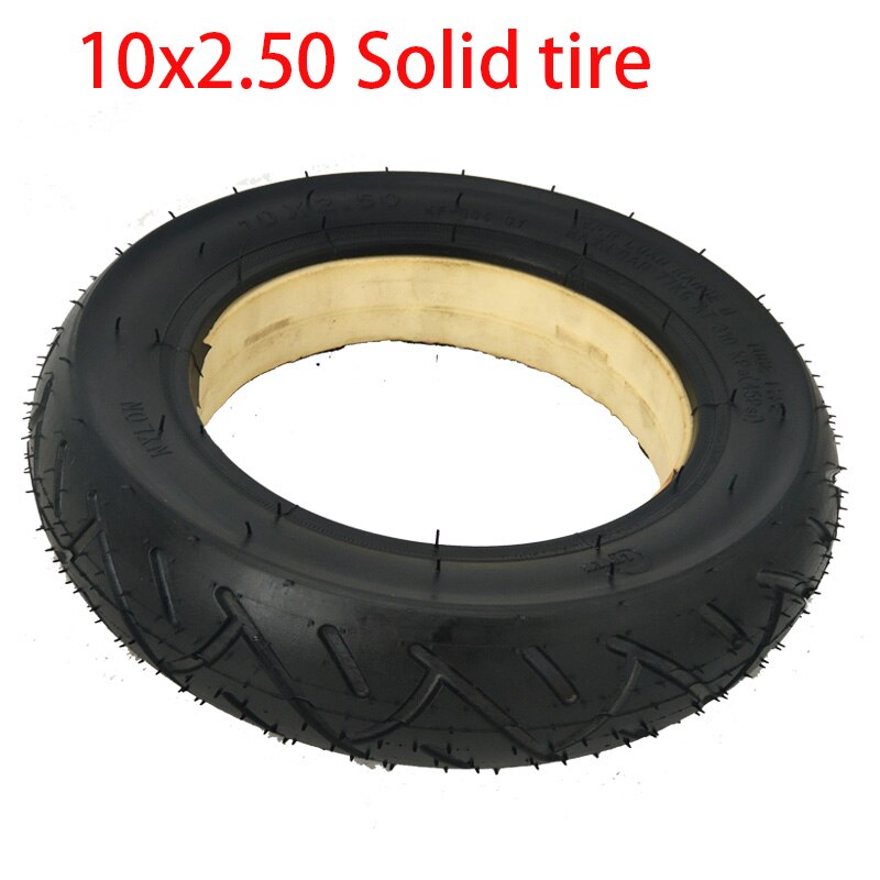 10x2.50 Solid Tire for Quick 3 ZERO 10X Inokim OX Razor Electric Scooter 10 Inch Non Pneumatic Stab Proof Tubeless Tyre