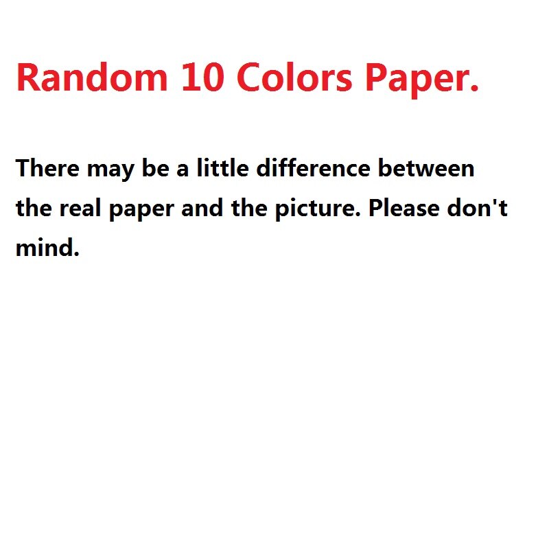 A4 flerfarvet selvklæbende mærkatpapir; 10 stk meget; præget enhed scrapbog papir farvepapir lys klæbemiddel