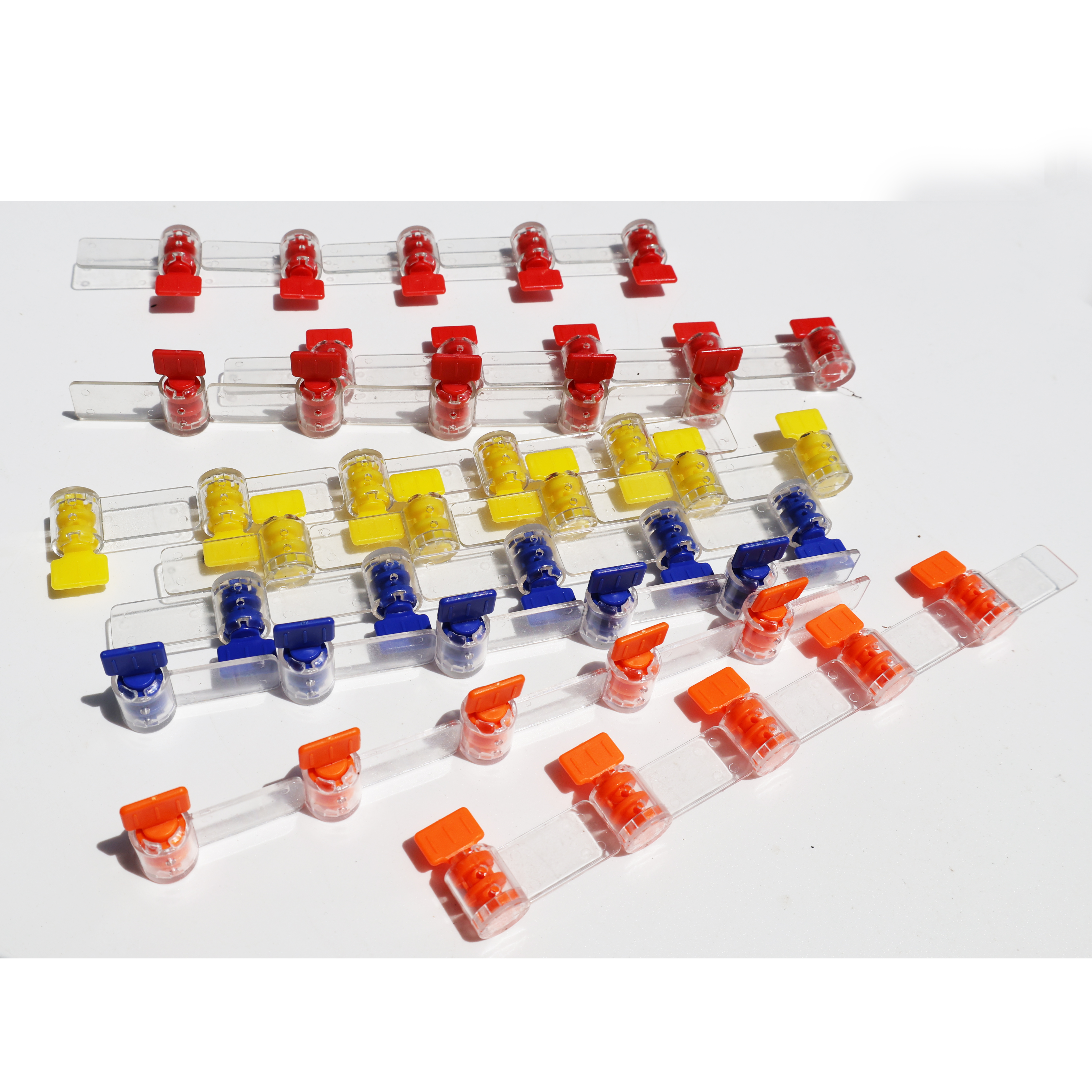 100pcs meter seals mini plastic seals /one thousand a / larser printing company signs and number