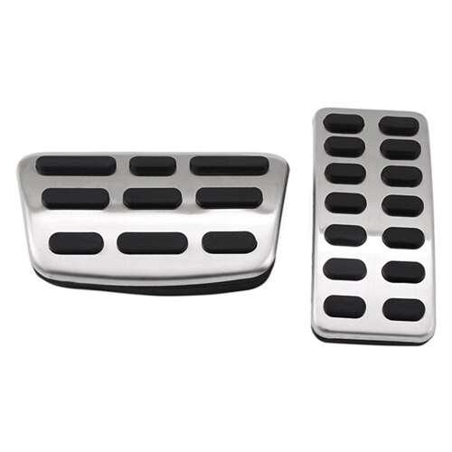 Stainless Steel Car Accelerator Gas Brake Pedal Clutch Pedals Case for Hyundai Verna Solaris Sedan Hatchback - Parts: AT