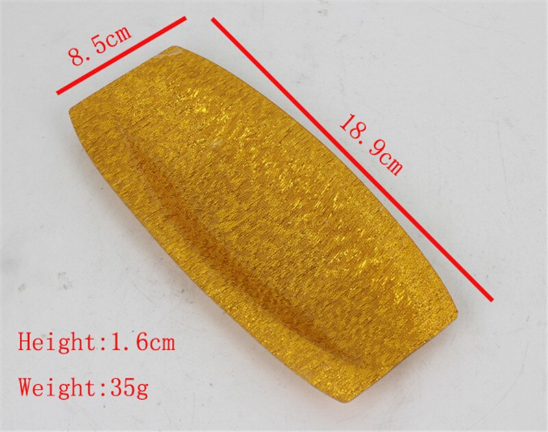 Acrylic Oval Plate Jewelry Set Small Tray Snack Plate Metal Storage Plate Kitchen Storage Tools dish towel saucer inventory: Green