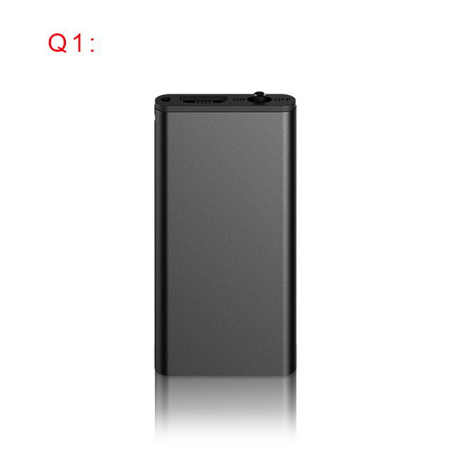 Ultra-Thin Mini Voice Recorder Espia 4-32GB Digtal Sound Activated Dictaphone HD Noise Reduce Recording MP3 Player: black / 8GB