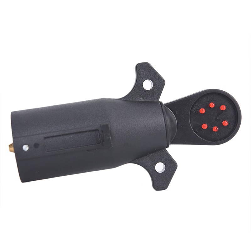 12V 7-Pin European Truck Trailer Plug Socket Tester Wiring Circuit Light Test Tool Car Circuit Tester Lighting board Testing