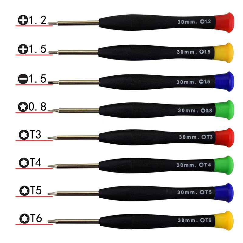8 In 1 Screwdriver Kit, Durable Practical Cross Screwdriver Plum Screwdriver Repair Set T For Mobile Phone PC DIY Repair