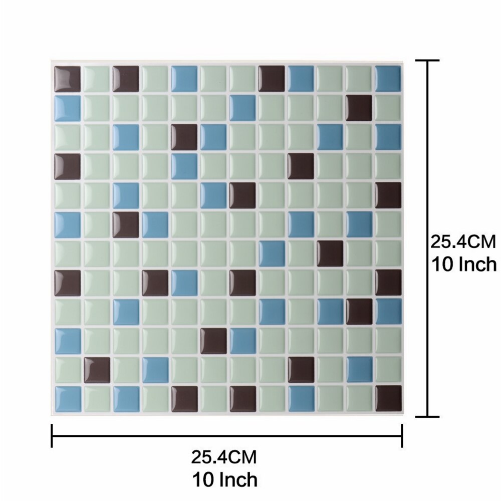 3D Wandtegel Keuken En Badkamer Backsplash Tegels Muursticker 3d Blauw Backsplash Tegel Muursticker Schil En Stok Tegel vinyl: T80200