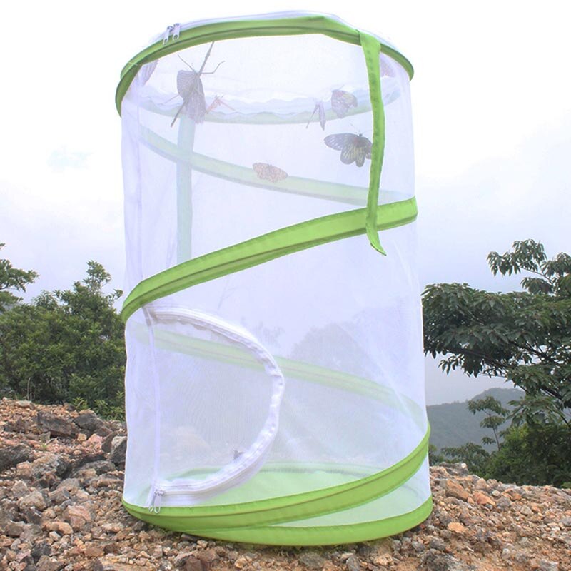 Large Butterfly Habitat Pop-up Giant Butterfly Pavilion Cage Collapsible Insect Terrarium Good Airflow Herramientas