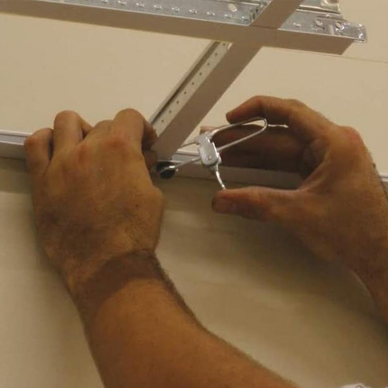 Ceiling Grid Clamps Tile Installation Clips Rust Proof Tile Mounting Clips Holding Devices Ceiling tile installation clip