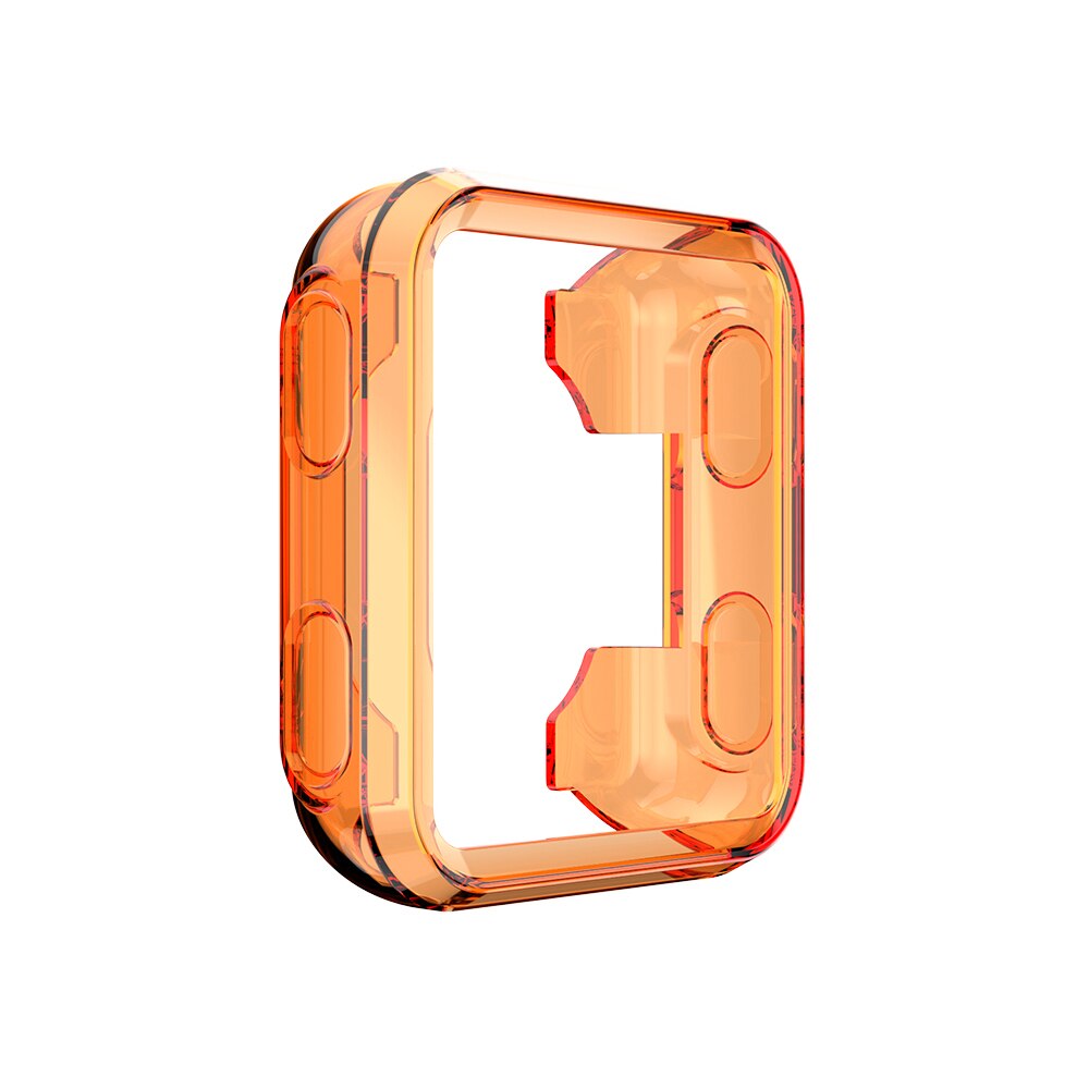 Tpu Beschermhoes Cover Voor Garmin Forerunner 30 35 Horloge Gevallen Protector Shell Frame Accessoires: Oranje / Forerunner 35