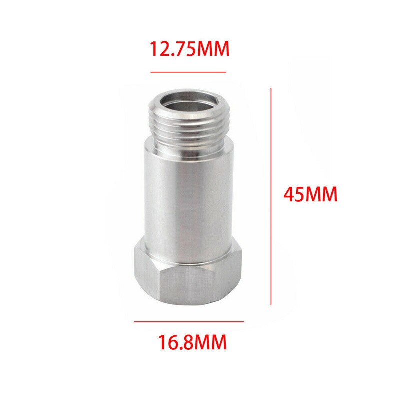 1 Set O2 Oxygen Sensor Restrictor Fitting W/ Gas Flow Inserts Cel Fix Stainless Steel &amp; Adjustable Gas Flow Inserts Defouler
