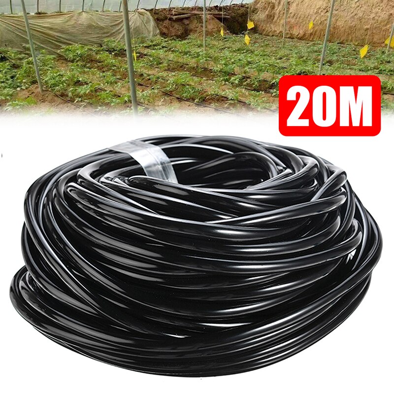 20m 4mm innerdiameter slang trädgårdsvattenväxter blomma mikrobevattningsrör för trädgårdsarbete bevattningsverktyg dropprör vattenslang