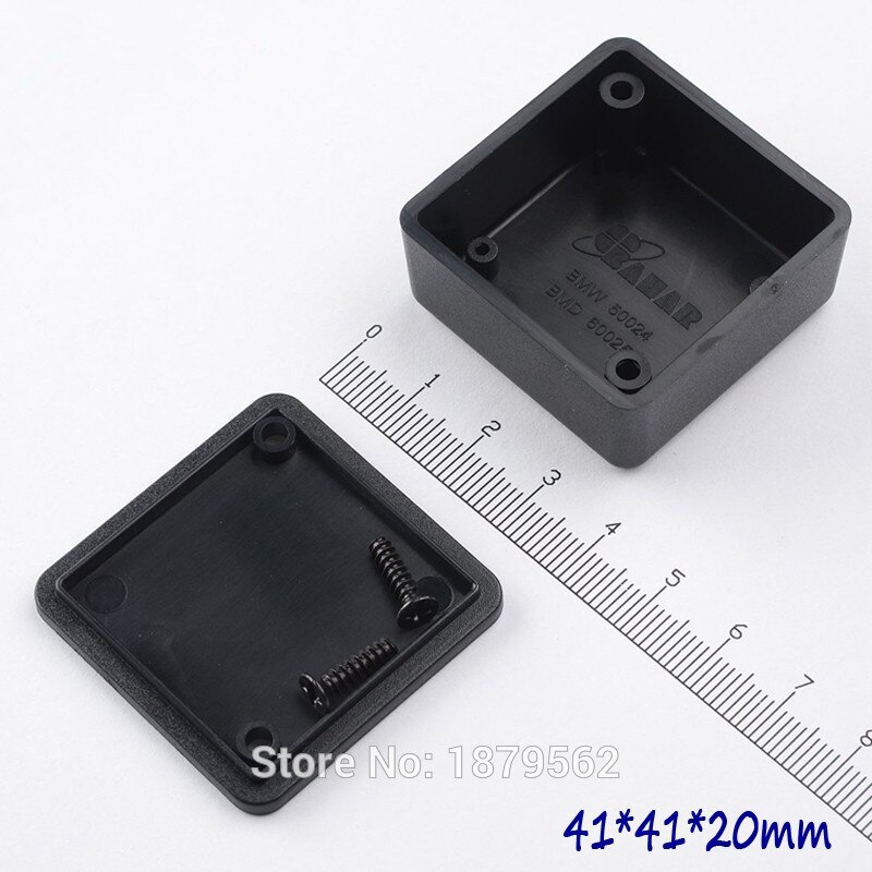 [2 colors] 41*41*20mm small plastic electronic project box housing DIY desktop enclosure instrument junction box switch case