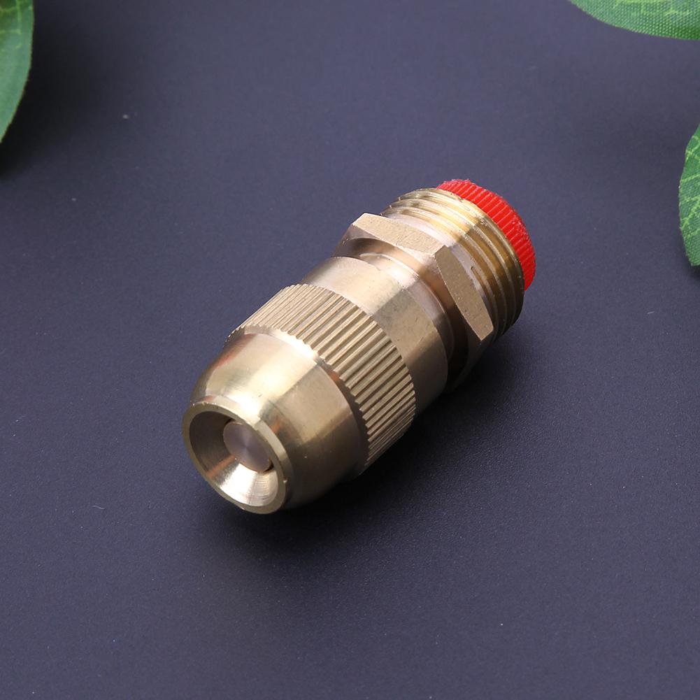 1/2Inch Water Sproeikop Tuin Sprinkler Accessoires Verstelbare Waterstroom Messing Spray Misting Mondstuk Tuin Besproeien Tool