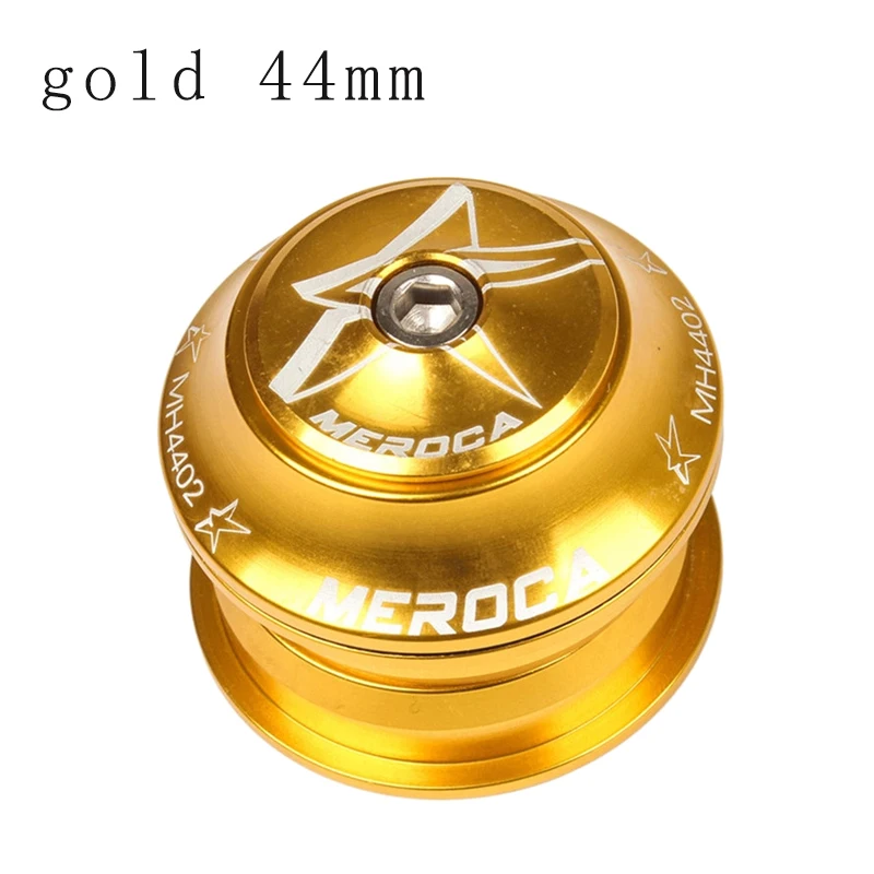 Bicycle Headset 44mm 2 Bearing Clock 1 1/8 For Road MTB Bike BMX Integrated Steering Parts For 28.6 Straight Tube Fork: green
