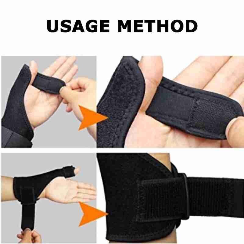 Pols vinger duim hand ondersteuning beschermer artritis bescherming pols stabilisator carpaal stalen spalk brace tunnel voor fitness vin  b0 q 2