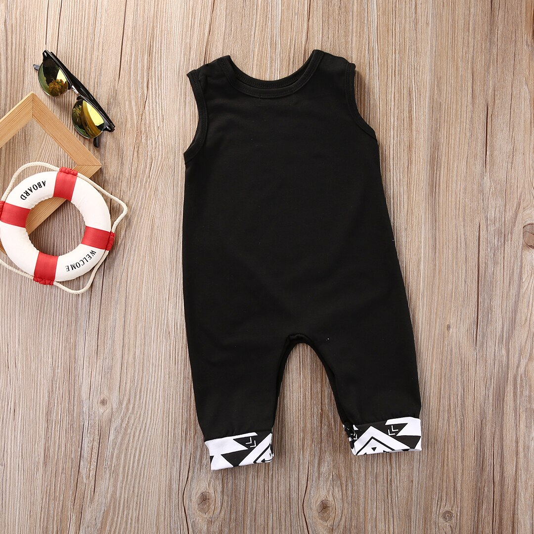Cute Summer Baby Boys Girls Infant Clothes Tribe Print Romper Jumpsuit one pieces Sleeveless Outfits 0-24Months