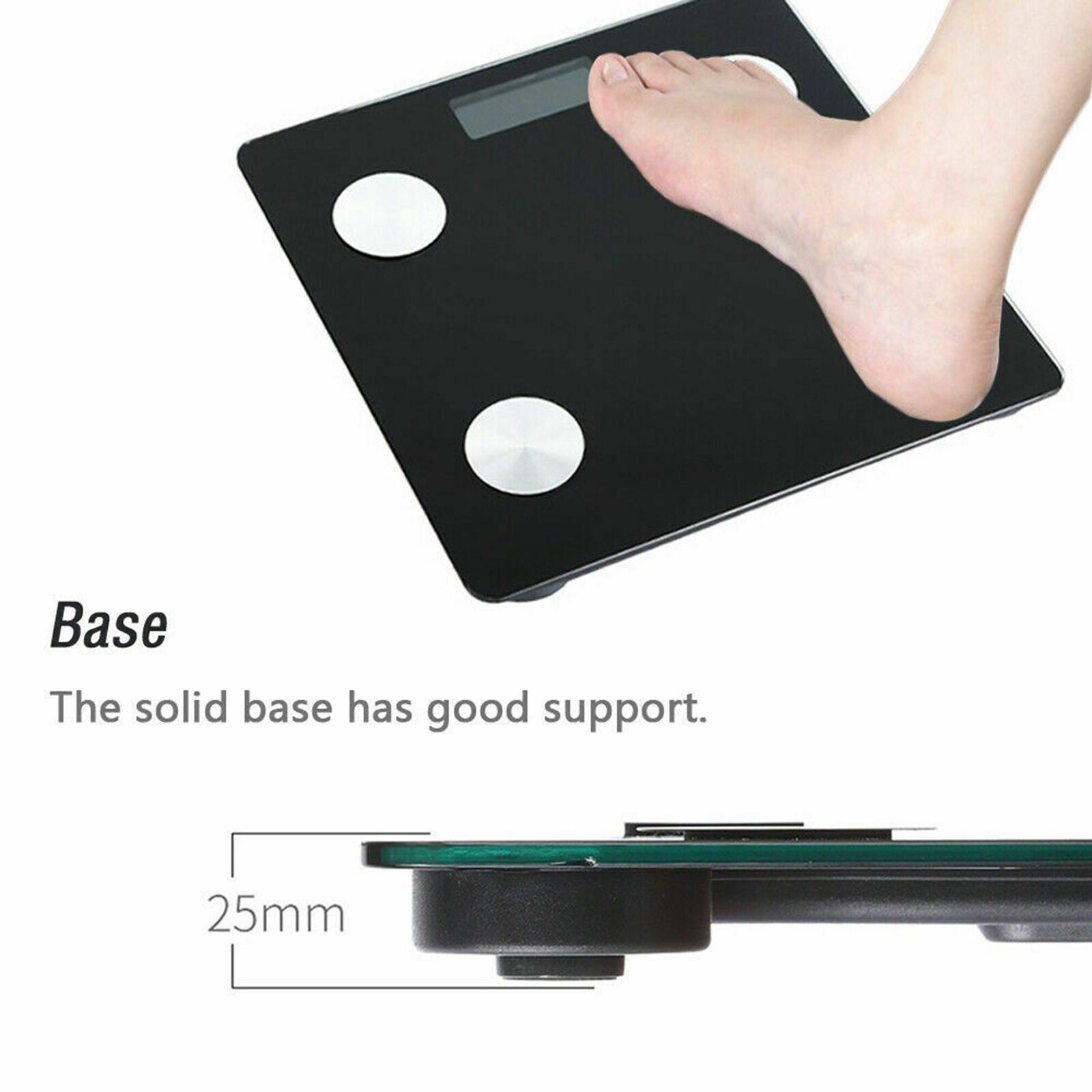 Smart Digital Scale Body Fat BMI Measurement BT Scale This Device Is Compatible With Google Fit/Apple Health/Fitbit Appp