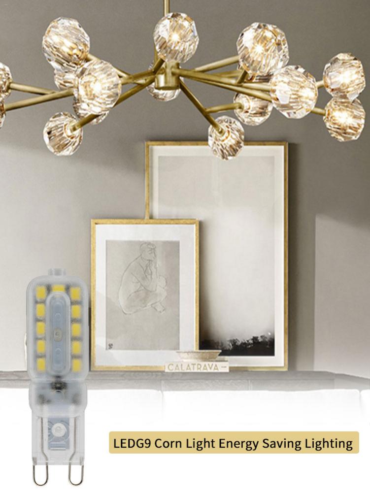 G9 LED Light 220V Dimmable Bulb SMD 2835 Spotlight For Crystal Chandelier Replace Halogen Lamp 360 Degree Lighting