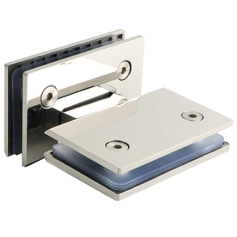 schwer Pflicht 180 Grad Glas Tür Schrank Vitrine Schrank Clip Glas Dusche Tür Scharnier Ersatz Teile Edelstahl Polishe
