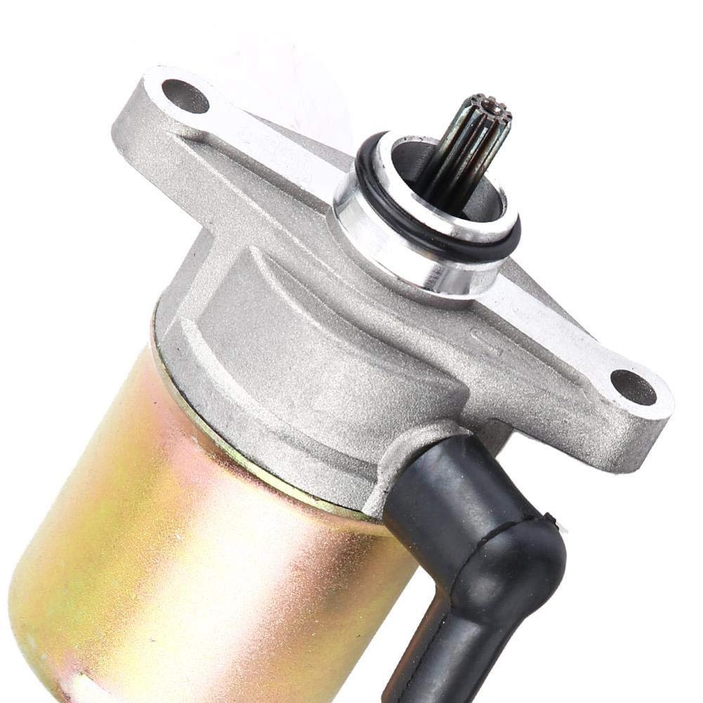 Motorcycle Scooter Moped 12V Electric Starter for GY6 50cc 60cc Motor 10 Teeth