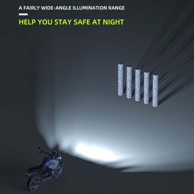 SPIRIT BEAST Motorcycle Lighting Accessories Spotlight LED Highlight off-road Motorcycle Universal Auxiliary Strobe Light Spotli