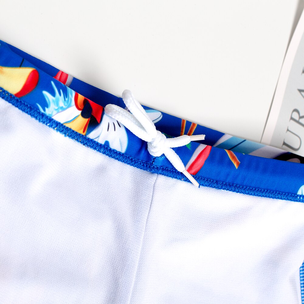 Badebukser til drenge sommer strand shorts trykt tegneserie stribe / haj / mk badebukser børn drenge badedragt