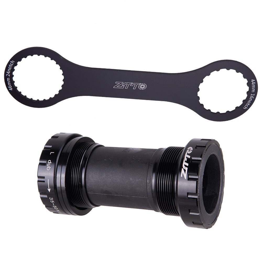 Ztto cykel bsa dub bundbeslag forseglet leje engelsk gevind 68 73mm bsa 68 skal 28.99mm spline akse mtb landevejscykel håndsving: Bsa-dub bk og værktøj