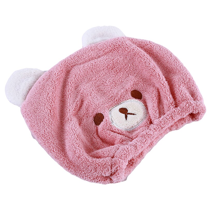 Mignon bébé cheveux sec chapeau serviette séchage rapide bonnet de douche fort absorbant séchage doux dessin animé enfants
