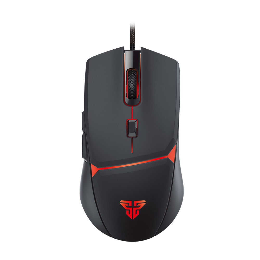 FANTECH-ratón óptico VX7 para videojuegos, dispositivo con luz 84G, 8000DPI, 6 botones, Macro, con cable para FPS y Moba: VX7 Black