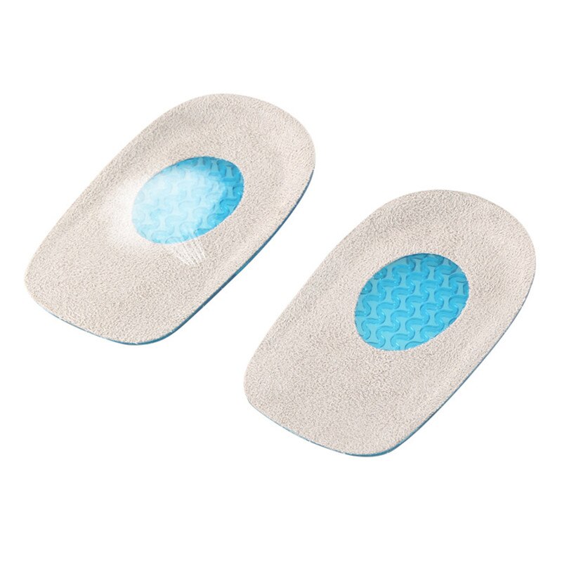 1 Paar Voeten Kussen Gel Voet Hak Half Binnenzool Shoe Pad Voetverzorging Tools Zachte Siliconen Verhogen Hak Ondersteuning Pads orthopedische Binnenzool