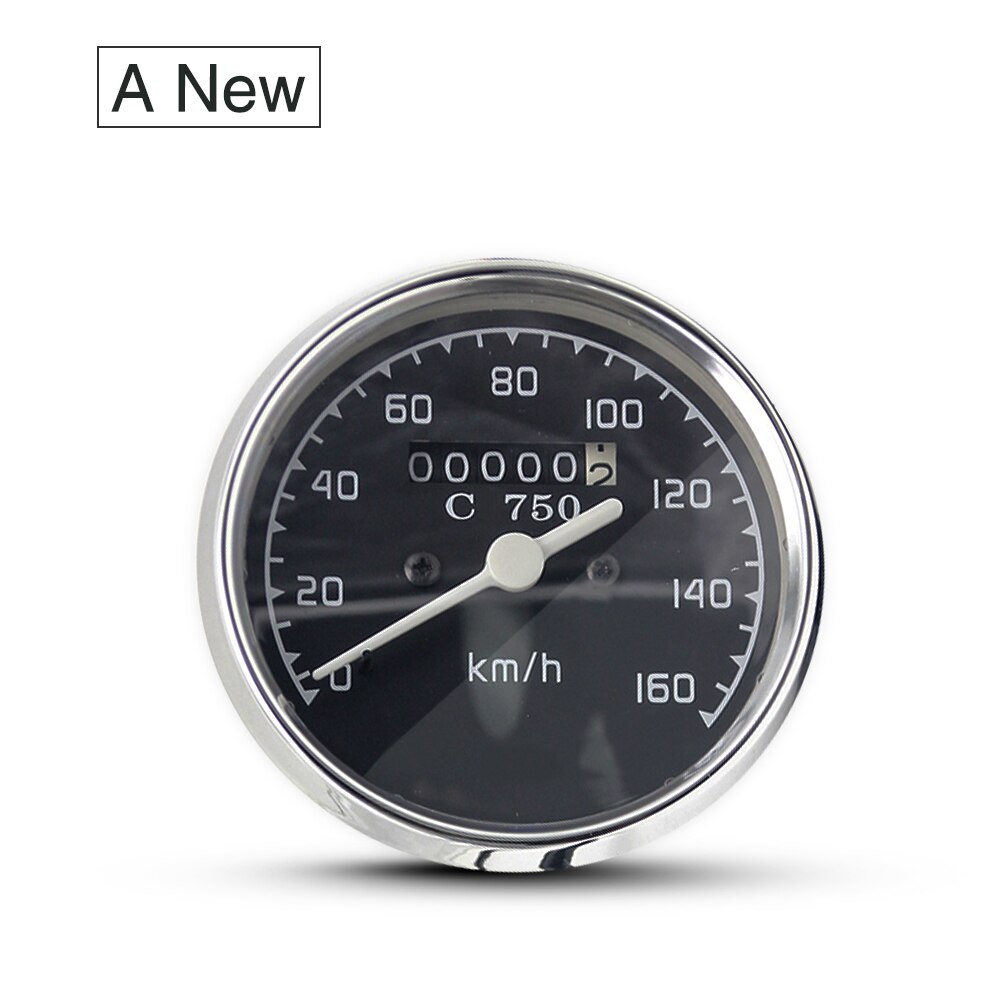 ZSDTRP For Bmw R12 R71 120 Km/h For CJ-K750 M-72 160 Km/h Retro model speedometer with light used at side car motorcycle: A New