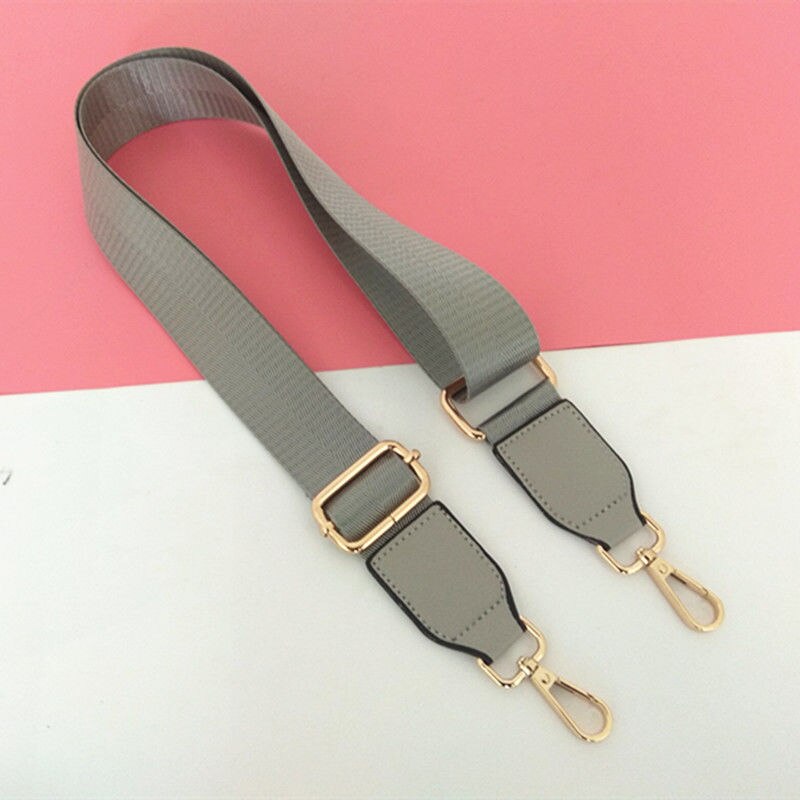 Szerokość torby 3.8 cm szerokość torby damskiej pasek na ramię torba torba dla dzieci akcesoria do paska na ramię pasek na ramię: gray / 3.8cm-metal black