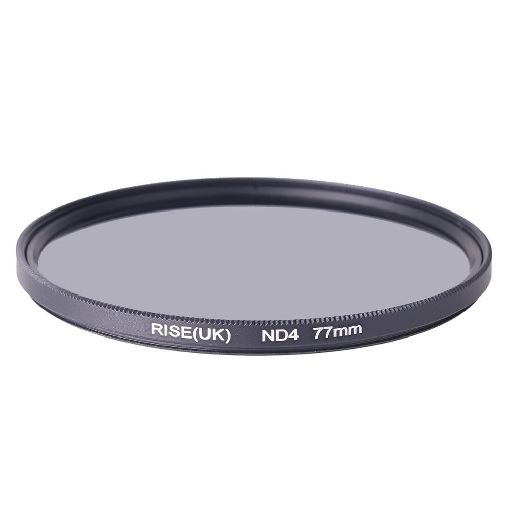 Rise (Uk) 77 Mm Neutrale Dichtheid ND4 Filter Voor 77 Mm Lens Van Dsr Dslr Camera