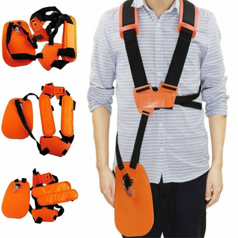 Verstelbare Dual Schouder Harness Strap Riem Gras Bosmaaier Trimmer Strimmer
