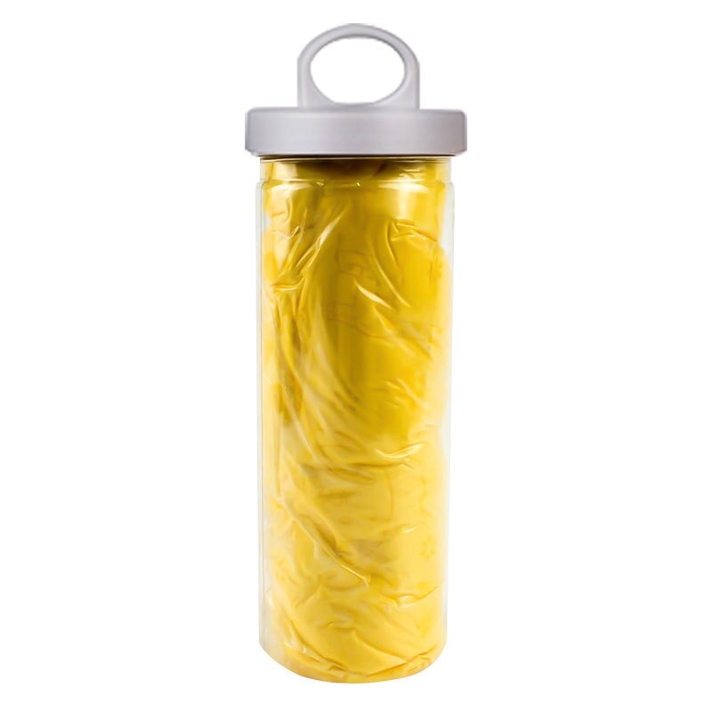 Pet Drying Towel - 66x43cm - Super Absorbent PVA Suede - Washable Dog & Cat Towel: Yellow