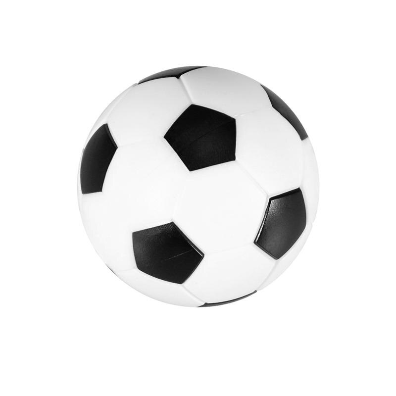 12pcs 36MM Sport Football Table Replacement Black and White Tabletop Soccer Balls Game Table Size Foosball Table Soccer