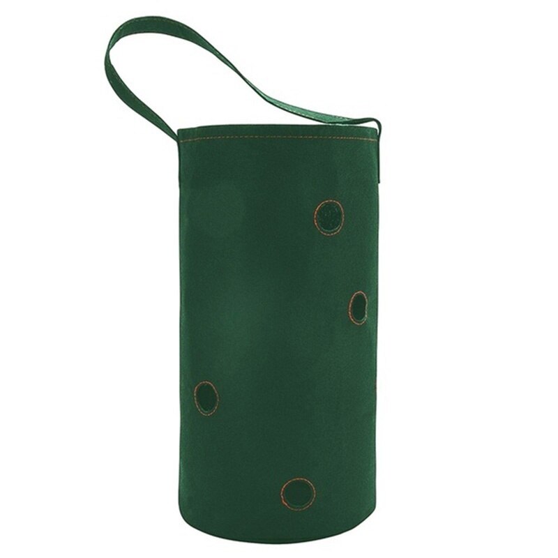 Vilt Opknoping Tuin Boerderij Thuis Planten Grow Bag Thuis Aardbei Bloem Groente Bloem Aardappel Planten Planter Bag Hand Mand: YELLOW