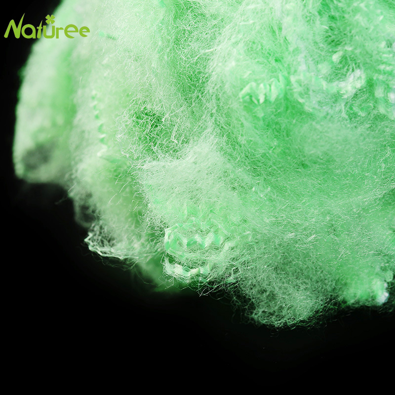 100g włókno poliestrowe plus krzemu 2.5D * 64mm poliester bloku bawełny dla włókniny ale z materiału materiał zabawki tkaniny