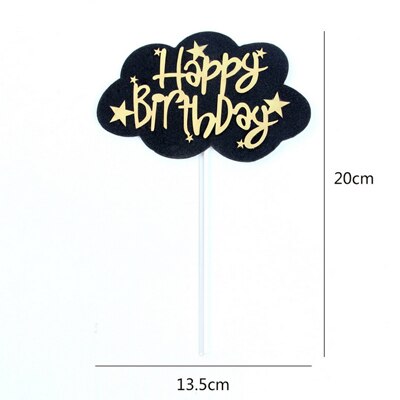 5 pcs/lot lovely gold ball cake topper birthday cup cake decoration baby shower kids birthday party wedding favor supplies: 09 1 pcs