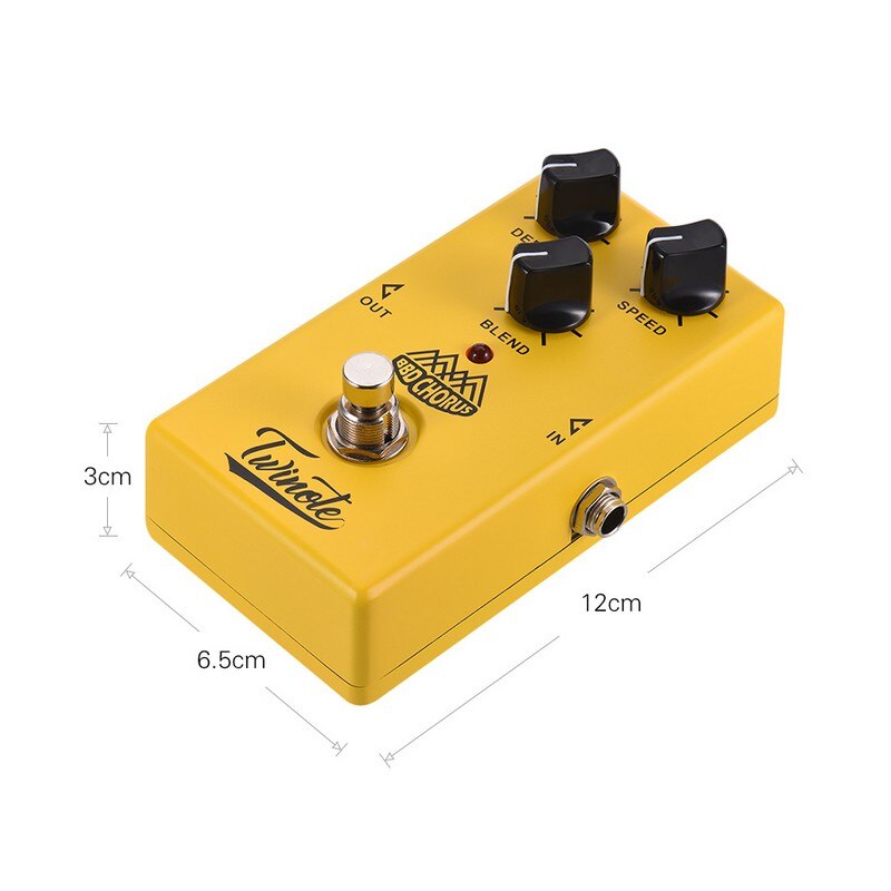 Twinote Analog BBD Chorus Effects Pedal Guitar Processsor Clean Nature Sound Low-Noise Circuit Guitar Accessories