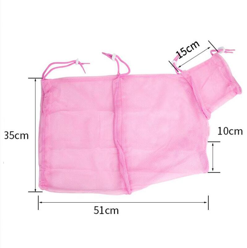 Adjustable Mesh Cat Grooming Bath Bag Washing Cats Bags For Pet Bathing Nail Trimming Injecting Anti Scratch Bite Restraint: Upgraded 1pcs Pink