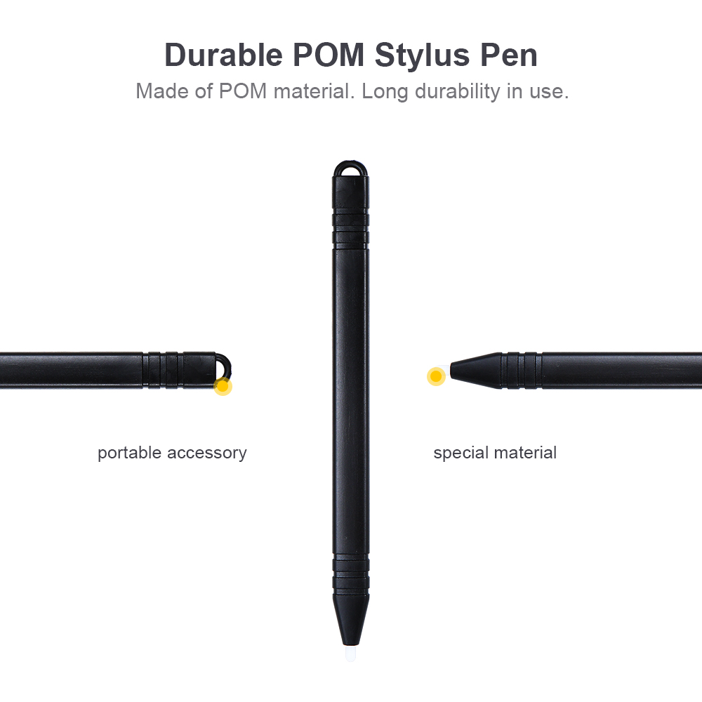 8.5 Inch LCD Drawing Tablet Portable Digital Pad Writing Notepad Electronic Graphic Board Notes Reminder with Stylus Pen(Black)