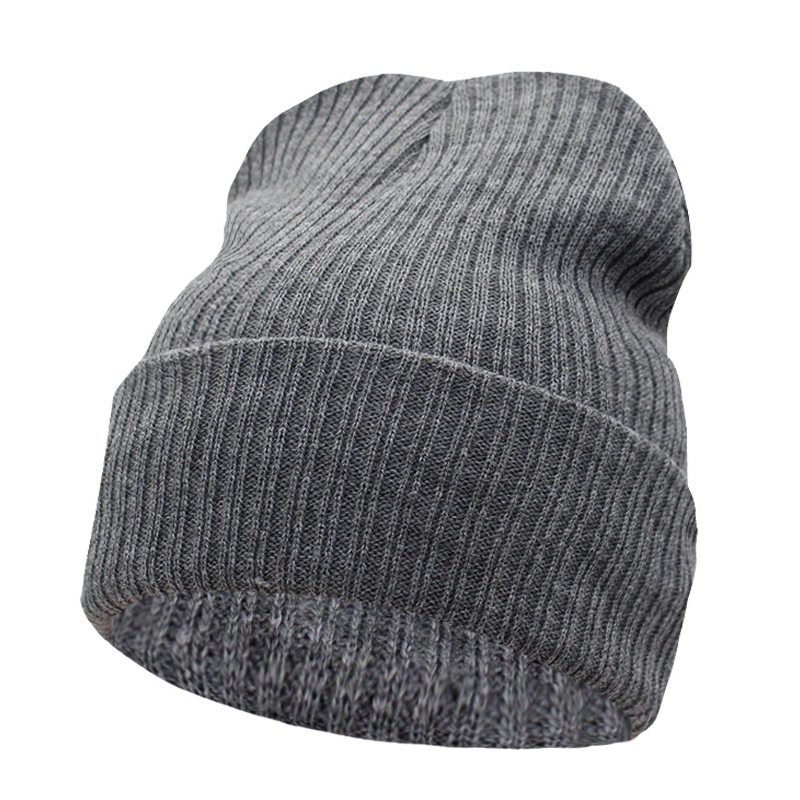 Beanies Winter Hat For Men Knitted Hat Women Winter Hats For Women Men Knit Caps Blank Casual Wool Warm Flat Bonnet Beanie